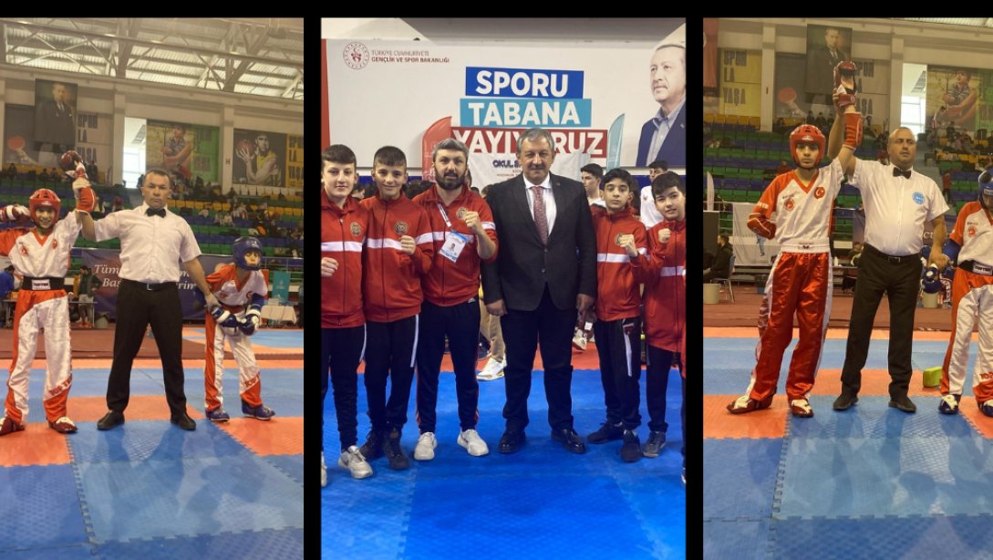 Okul Sporlarında Türkiye Finallerinde tam BAŞARI !